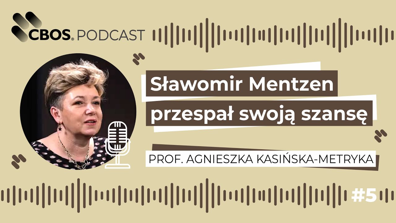 Prof. Agnieszka Kasińska-Metryka | Sławomir Mentzen przespał swoją szansę