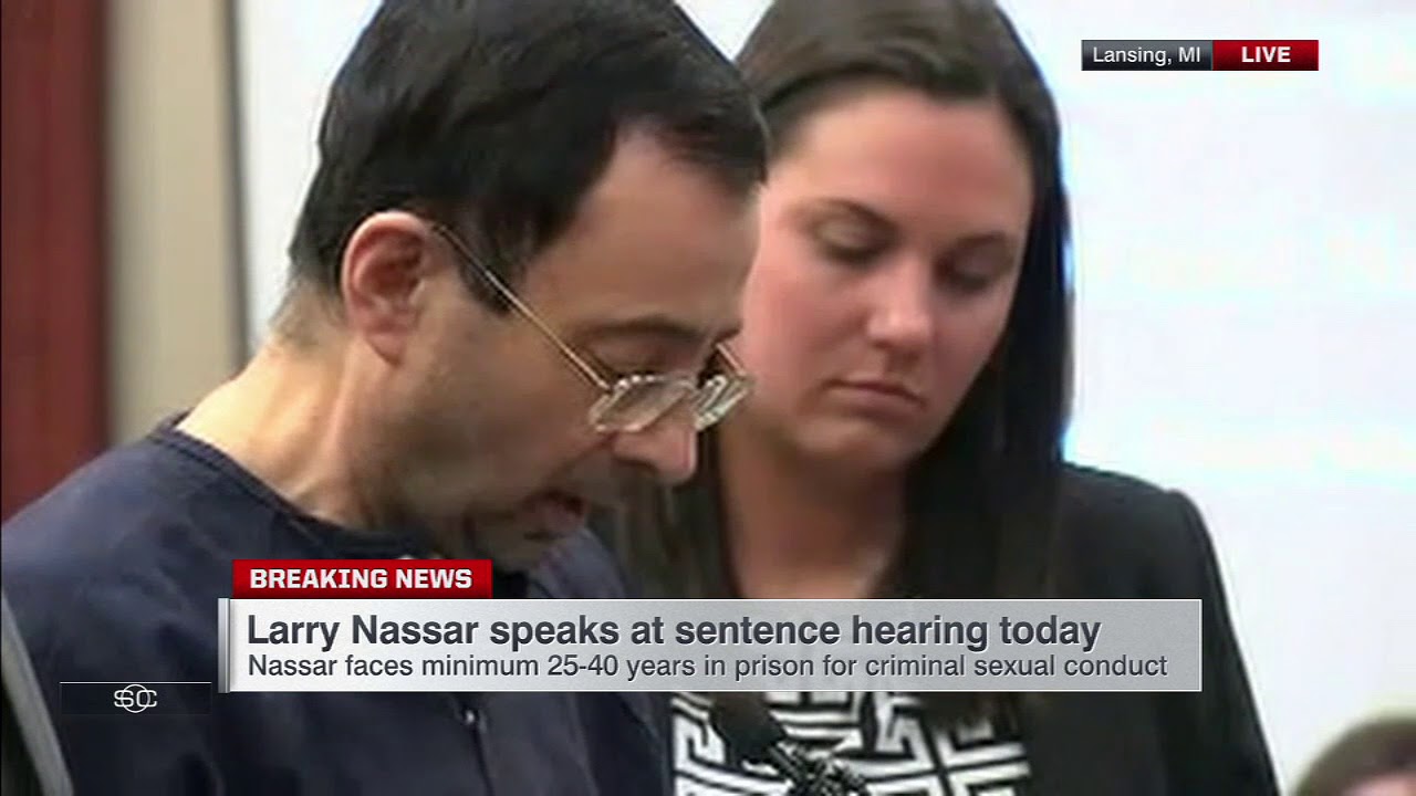 Larry Nassar reads statement in court before sentencing | ESPN