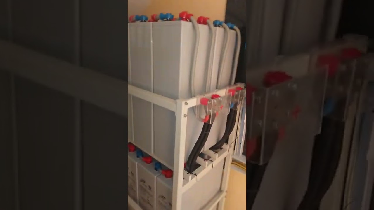Design and connection of 2v/1500ah OPZV Ritar battery for a 48V system.