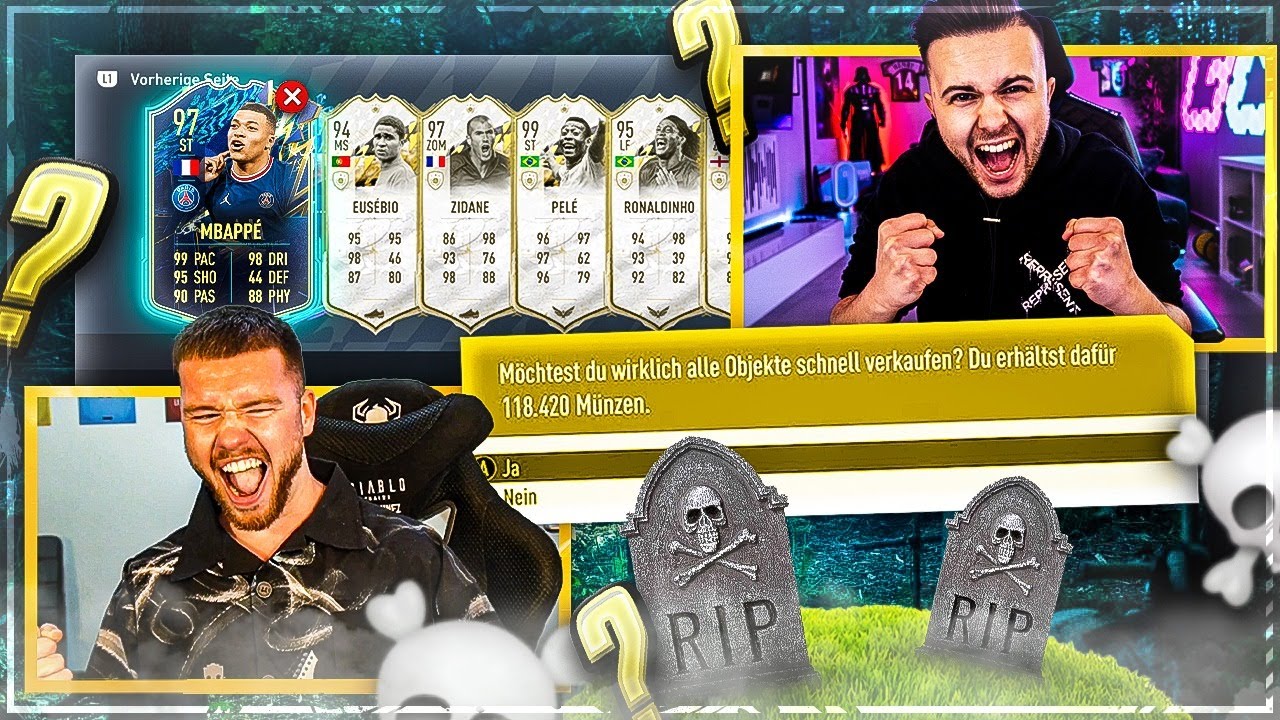 FIFA 22: ACCOUNT KOMPLETT GELÖSCHT im DISCARD QUIZ ☠️☠️ OHNE GNADE