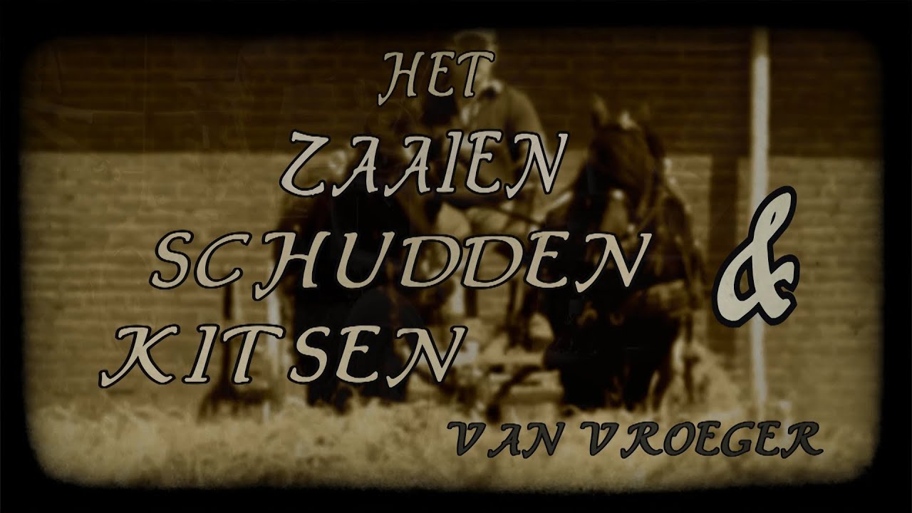 Frank Melchels werken op het land met paard en wagen