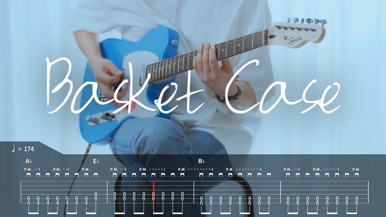 [TAB] GREEN DAY - Basket Case 기타커버【●●○○○】