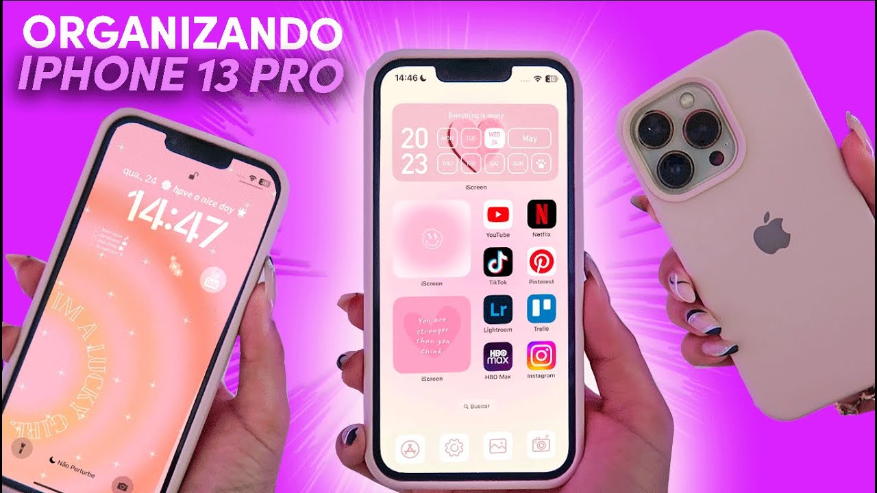 COMO ORGANIZAR SEU IPHONE COM APENAS 2 APPS!! MUITO RÁPIDO ✨️