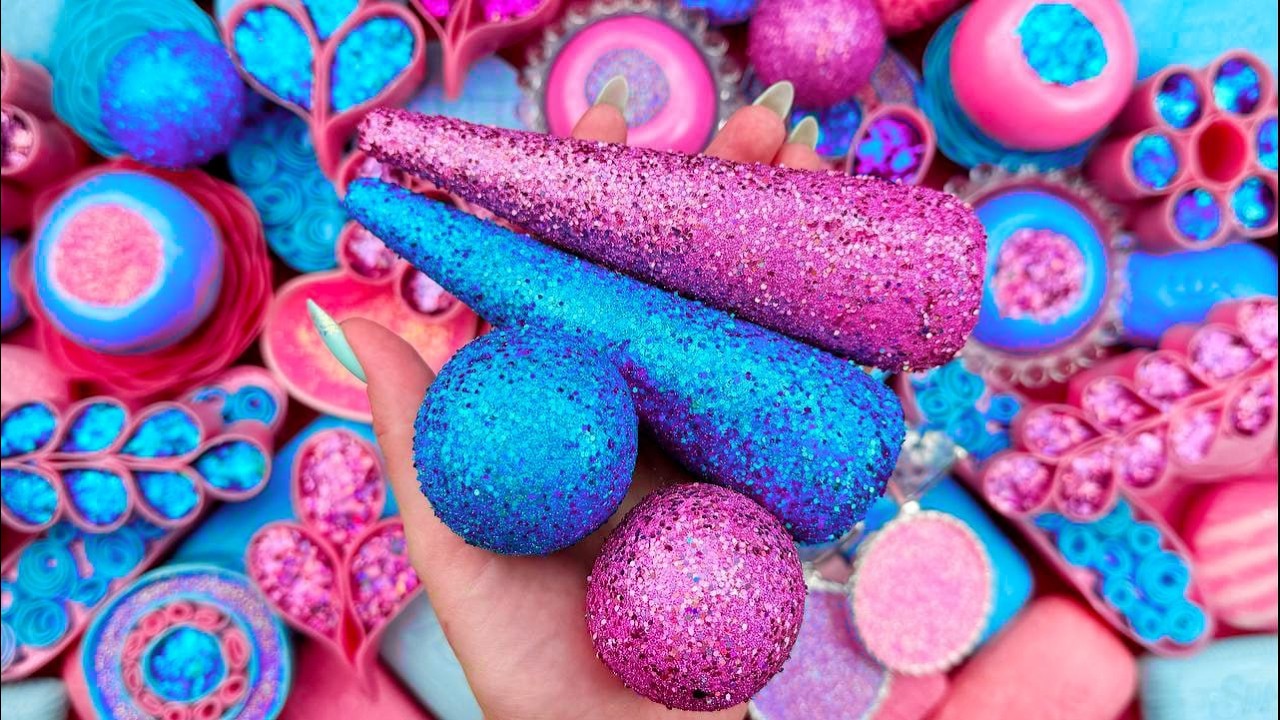 [ASMR] 4K Anxiety Relief: Deep Starch Soap Crushing, Crunchy Glitter Foam & Brain Massage