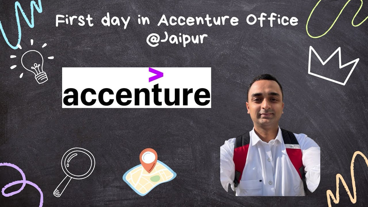 First day at Accenture office | New journey begins 🚀 #jaipur #accenture #vlog #trending #office