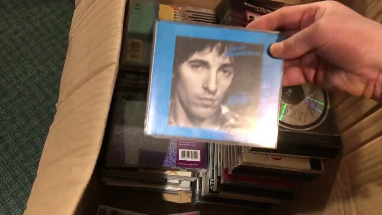 A Free Box of Music CDs from a Yard Sale