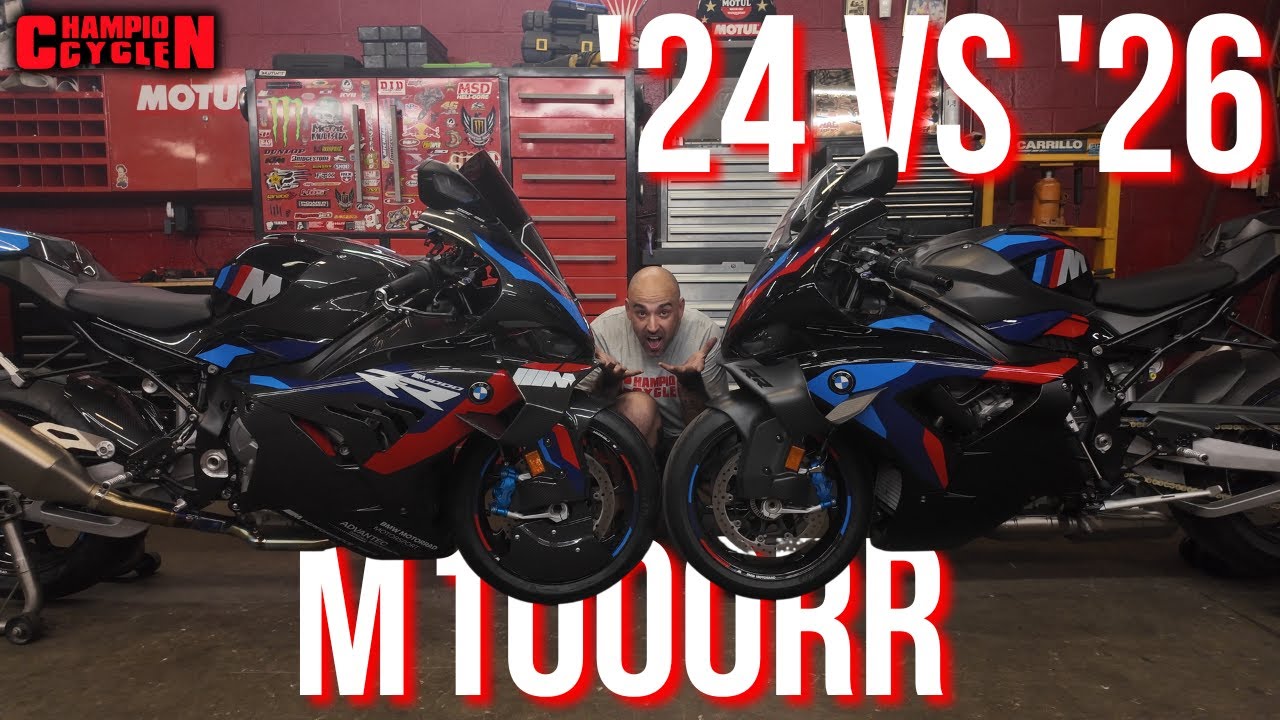 BMW M1000RR 2024 VS 2026 - WORTH THE UPGRADE?