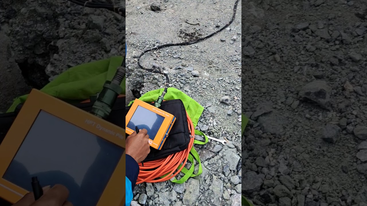 PDA test (Pile Dynamic Analyzer) 