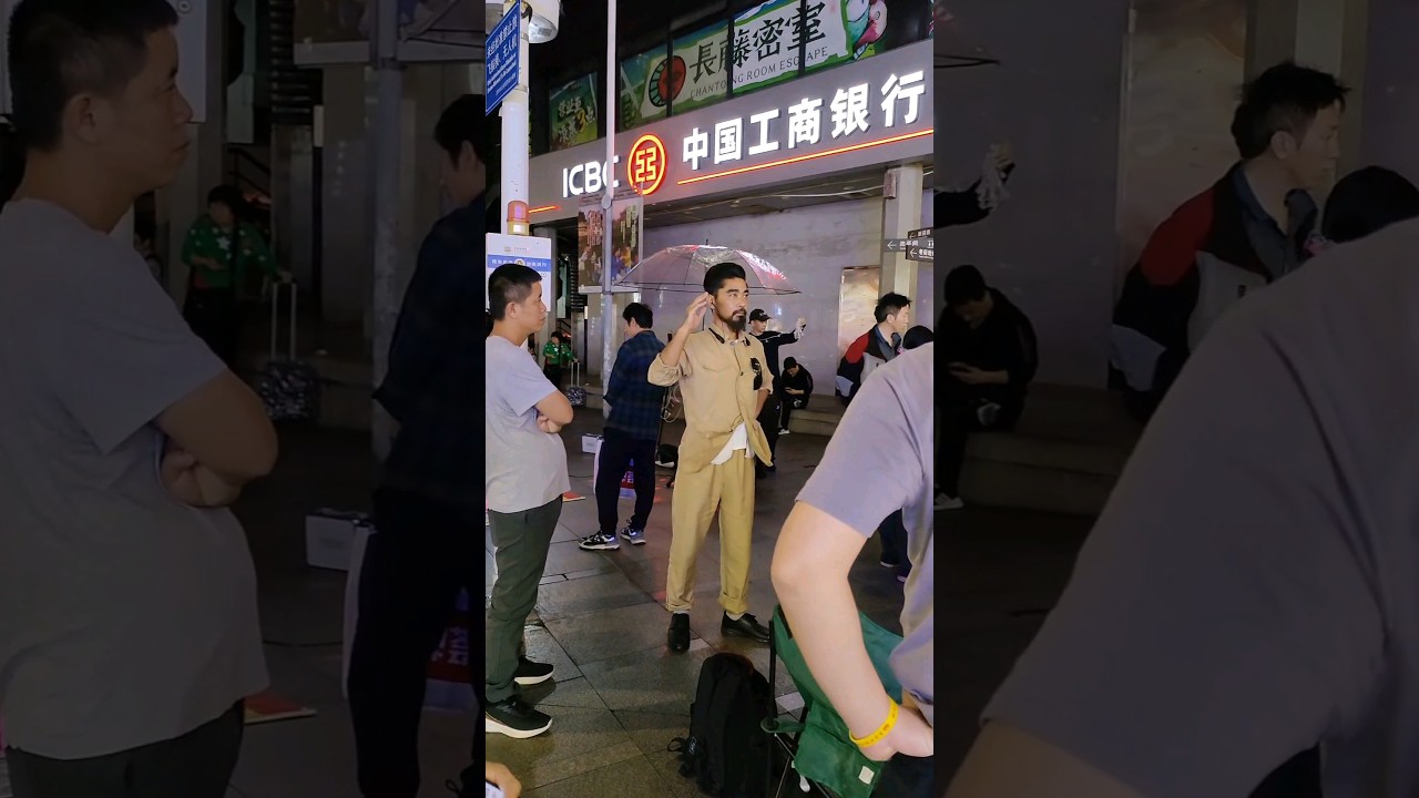 what an artistic ‖ street performer ‖ going live#shorts#streetactivity#goinglive