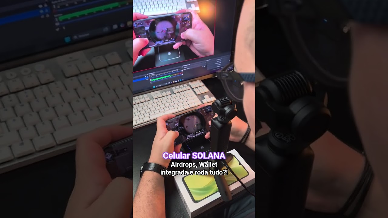 Celular SOLANA me deu AIRDROPS?! 