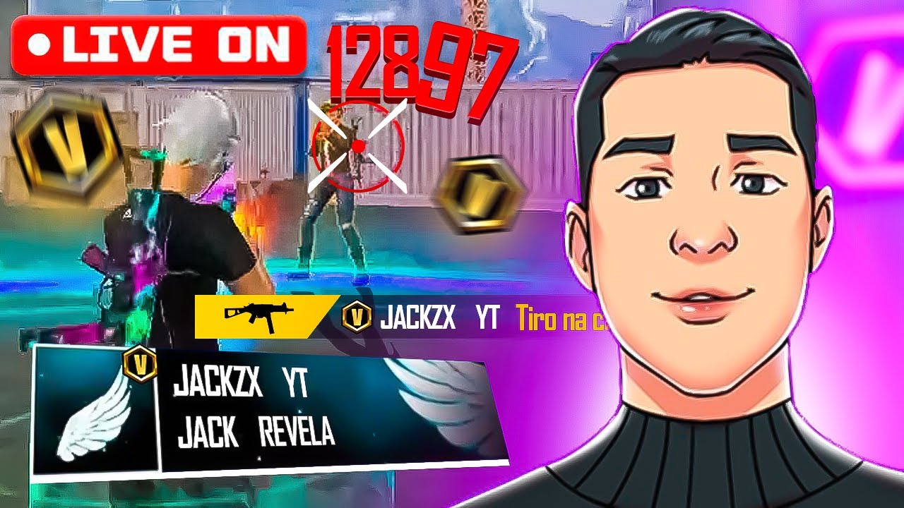 FREE FIRE AO VIVO  🟣 JACKZX YT 🟣 4X4 COM INSCRITOS 🟣 SALA PERSONALIZADA 🟣 REVELANDO JOGADORES 🟣#40k