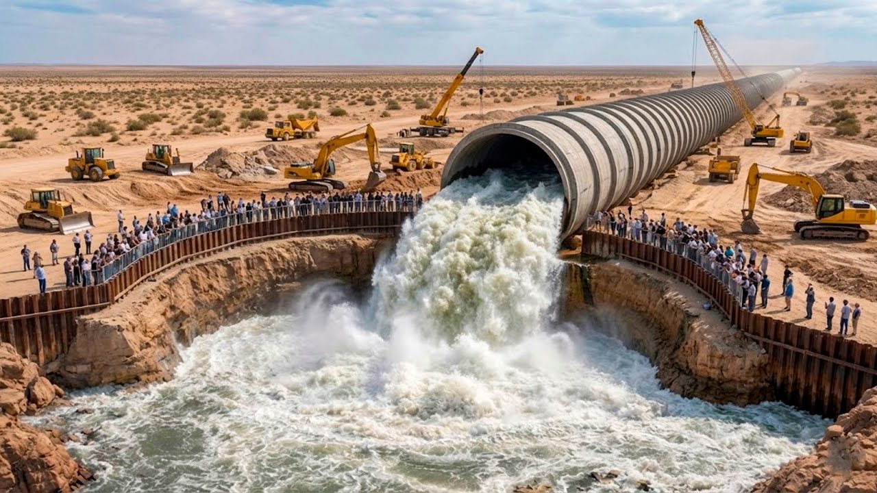 Come l'Arabia Saudita Pompa MILIARDI di Litri di Acqua di Mare nel Deserto