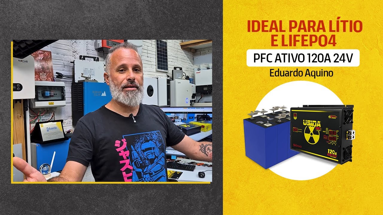 FONTE USINA PRO EDITION 24V - IDEAL PARA Lítio e LifePO4 no OffGrid