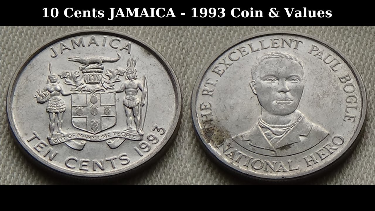 10 Cents JAMAICA - 1993 Coin & Values
