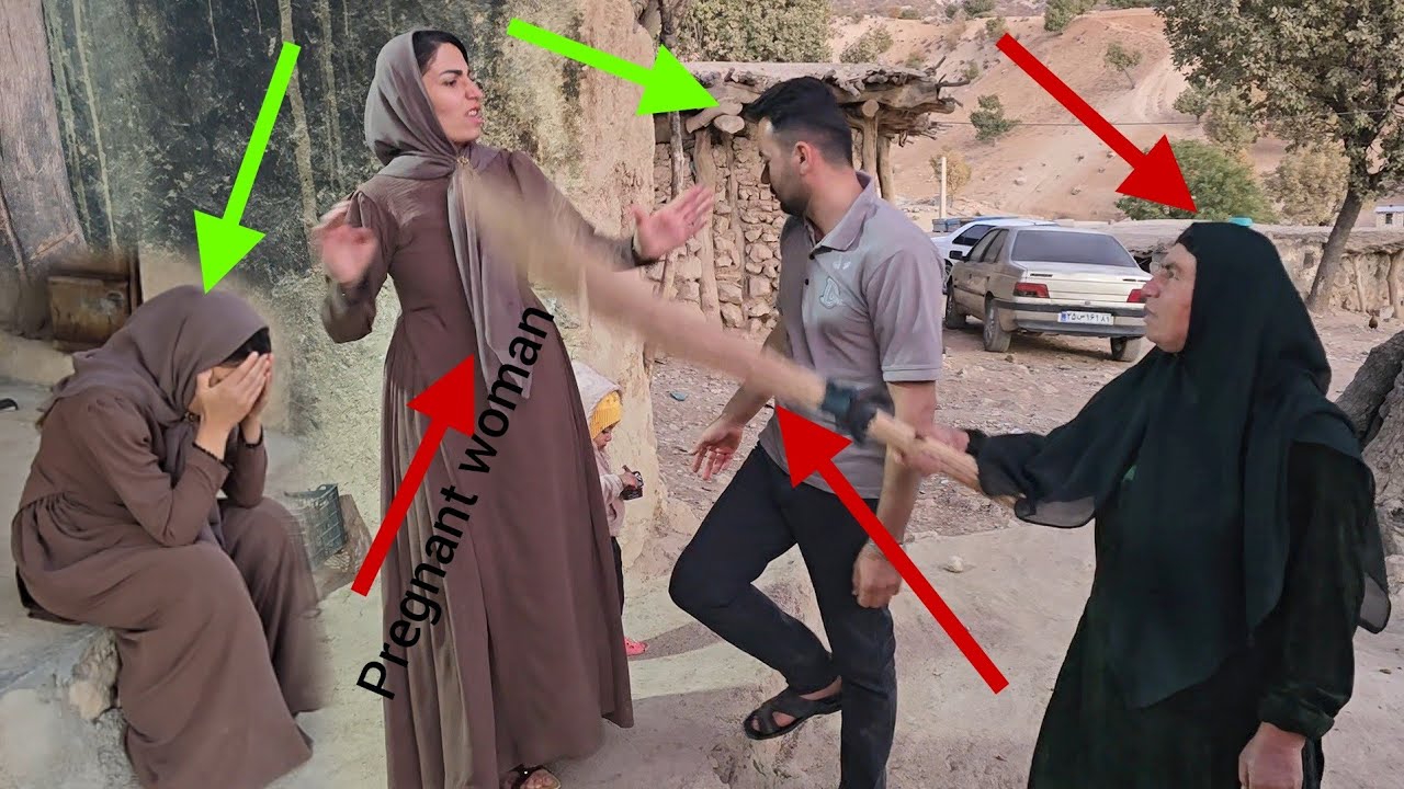 Controversy in nomadic life, pregnant Maryam shocked after seeing a strange scene😱🤰