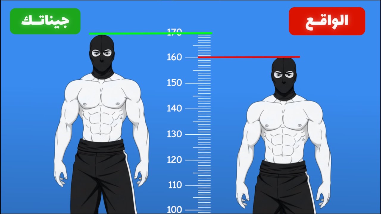 لو جيناتك قويه ومش بتطول... الفيديو دا ليك! (حقيقة الطول)