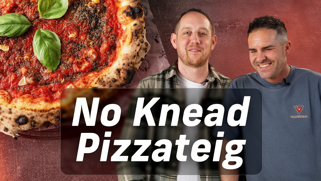 Pizzateig ohne Kneten – No-Knead Anleitung mit Pizza-Profi Salvi