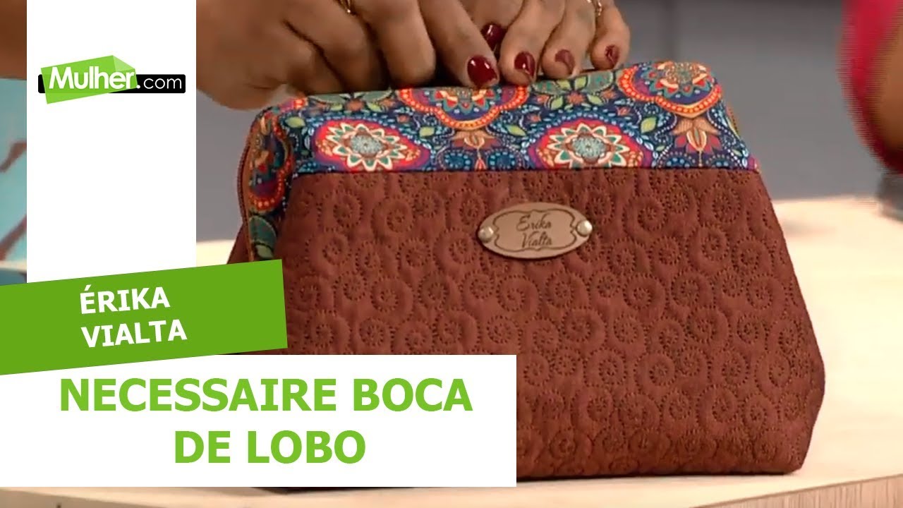 Necessaire Boca de Lobo - Érika Vialta - 19/12/2019