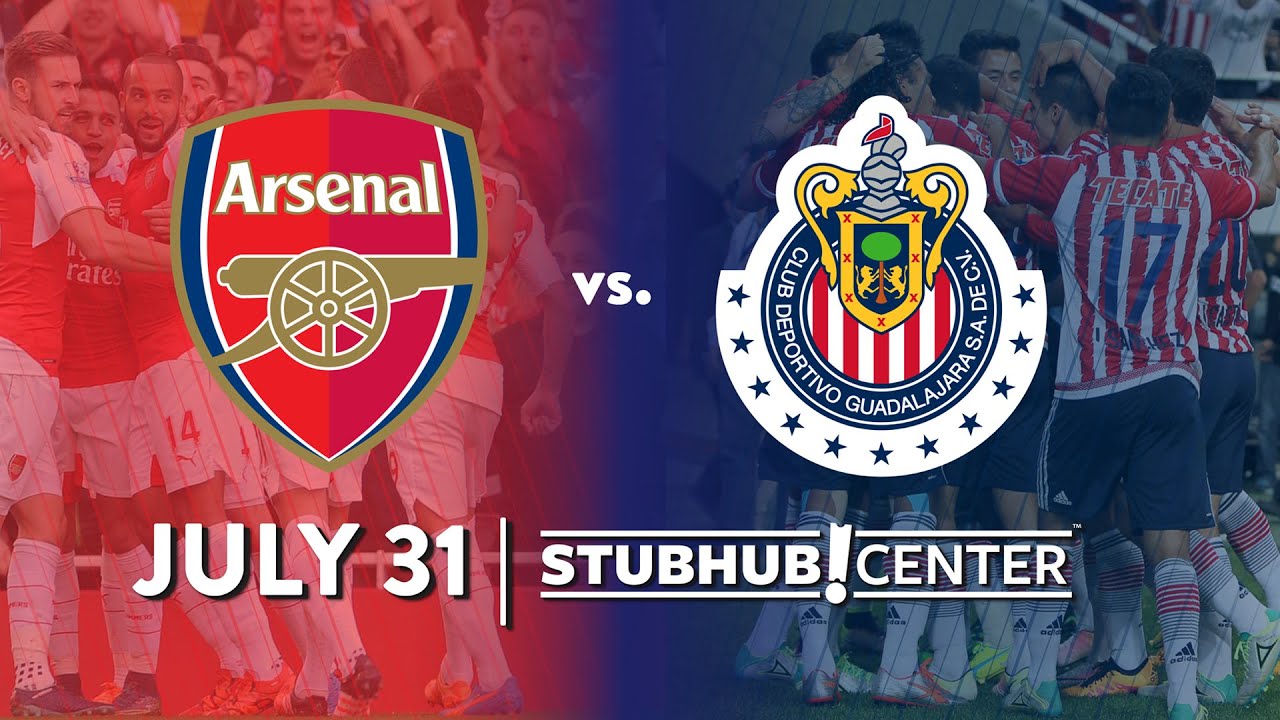 Arsenal vs. Chivas Guadalajara | July 31, 2016 | StubHub Center