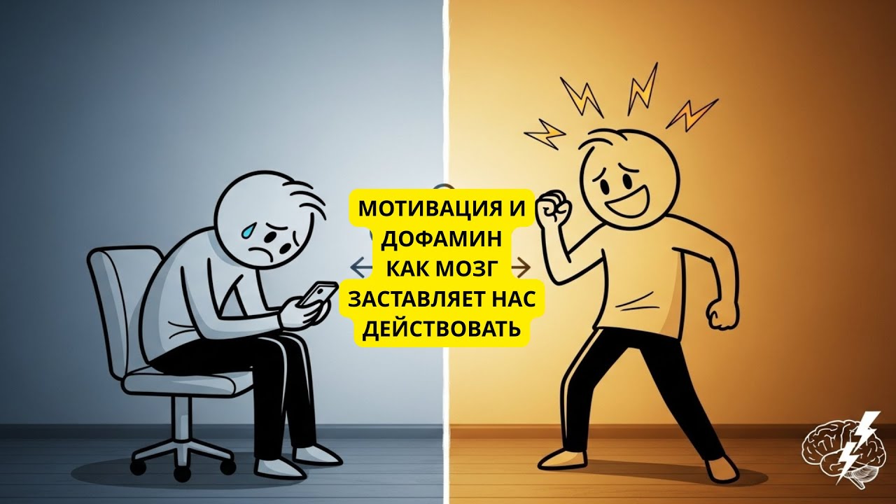 Мотивация и дофамин: как мозг заставляет нас действовать