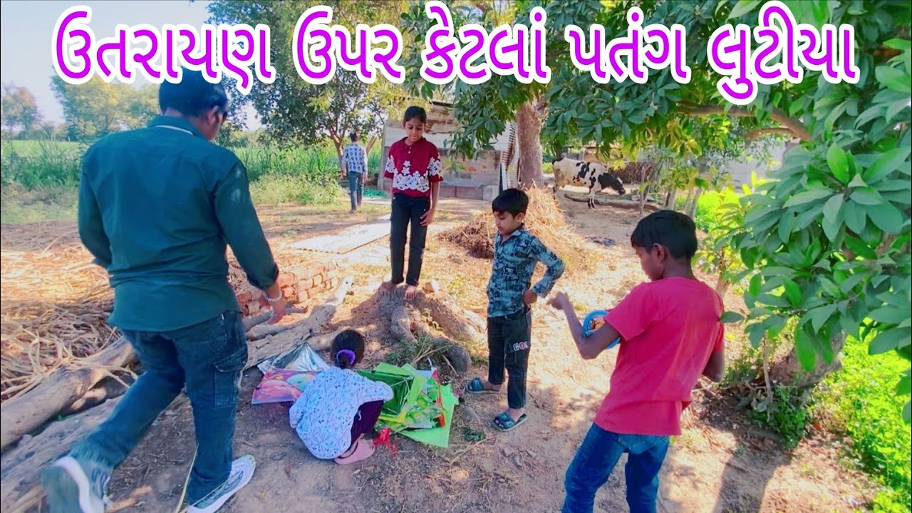 આજે ઉત્તરાયણના દિવસે શું કર્યું Gujarati Vlog video #vairalvideo #vlog #familyvlog 