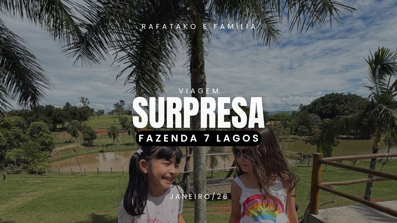 VIAGEM COM SURPRESA pra Cicinha! E ela não conseguia acreditar quando viu!