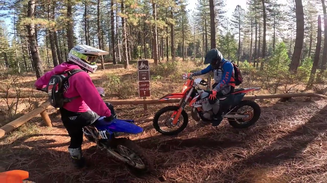 Foresthill Ca, sugar pine ohv, trail 1 to 2 (11-12-23)