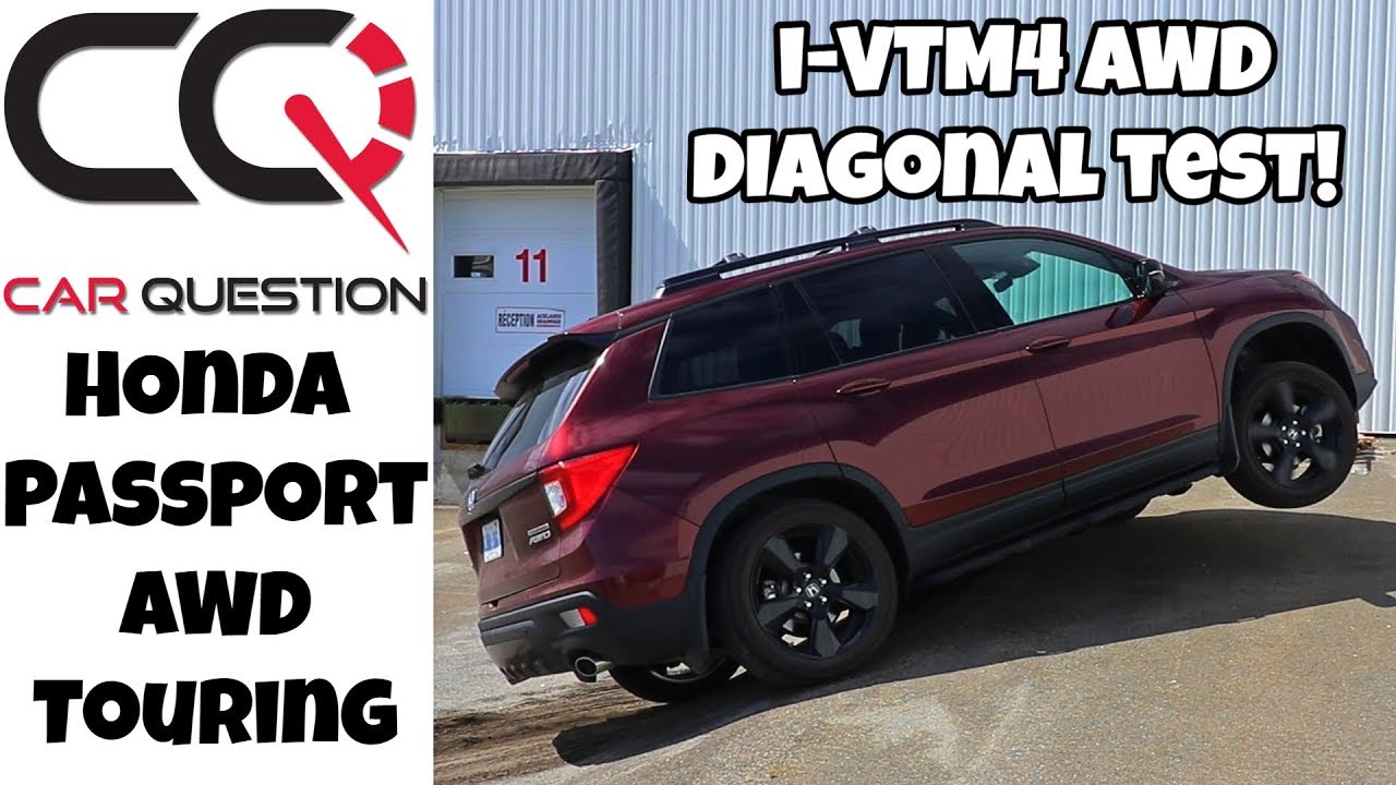 Honda Passport AWD | Diagonal test | I-VTM4 in all drive mode!