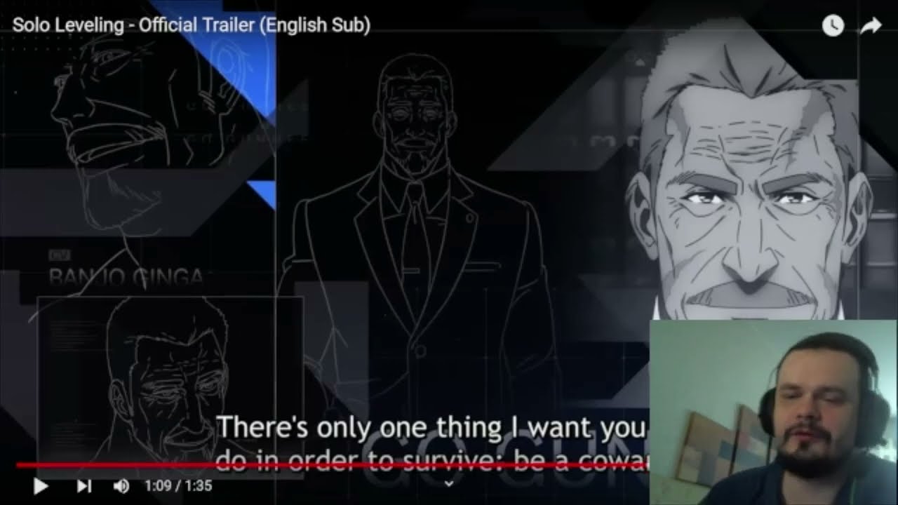 Solo Leveling Trailer REACTION