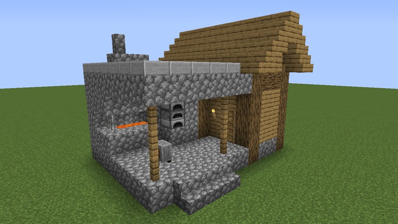 How To Build a Minecraft Village Blacksmith