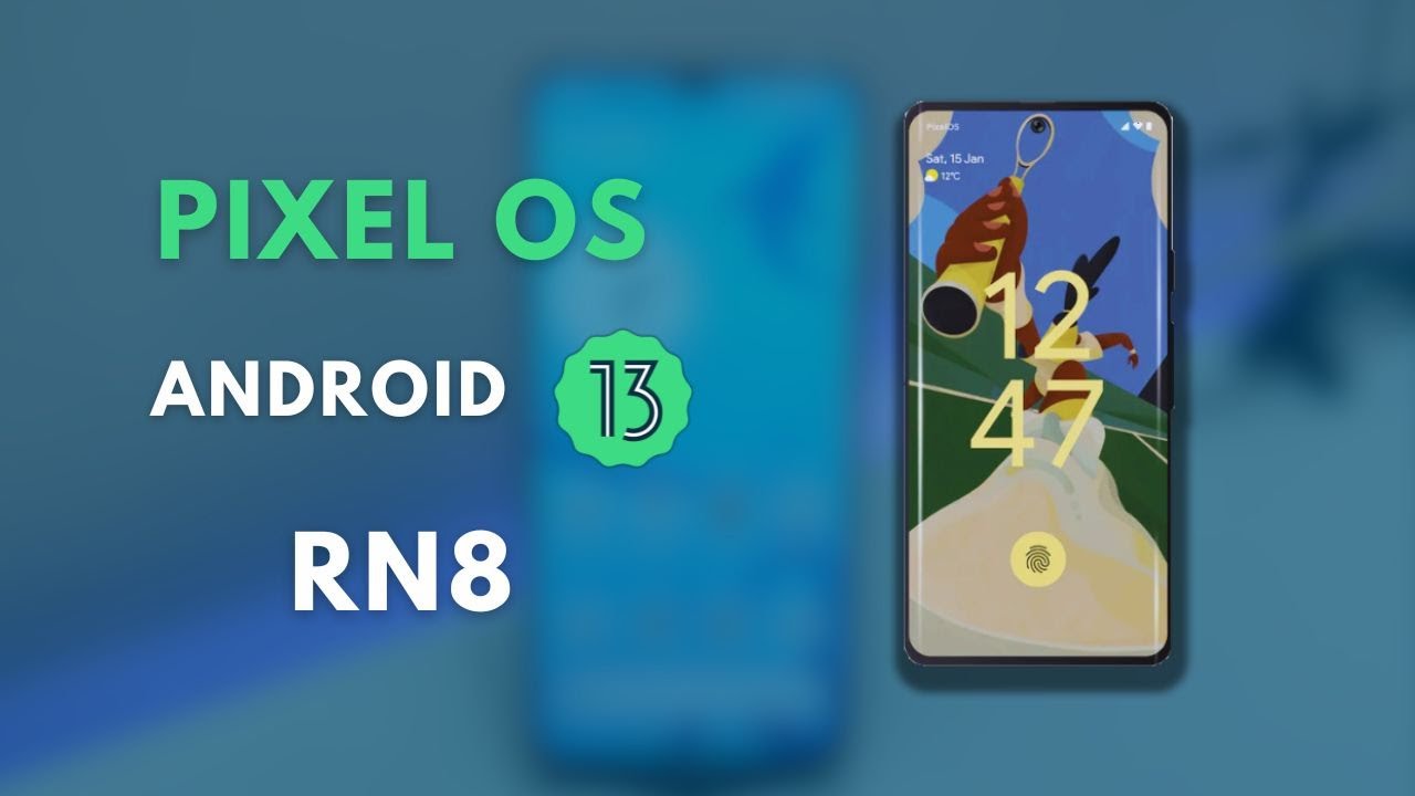 Rom Pixel OS para Redmi Note 8 || Android 13 Custom Rom