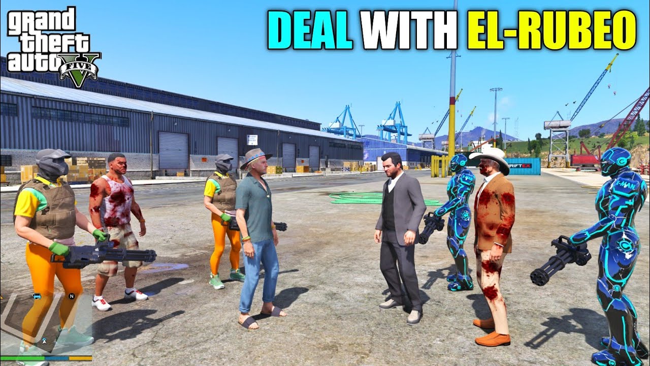 GTA 5 : MICHAEL'S DEAL WITH EL-RUBEO TO SAVE FRANKLIN || BB GAMING
