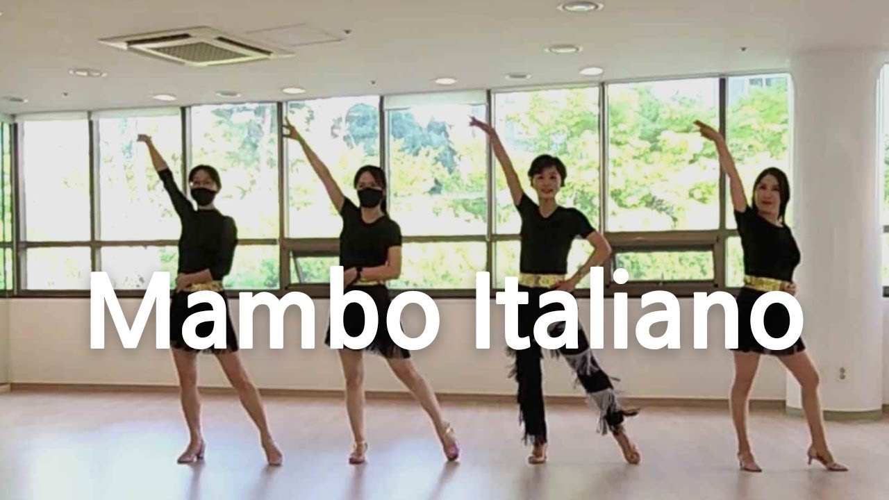Mambo Italiano Line Dance (High Beginner: David Ang)-쉬운 맘보댄스 Deme