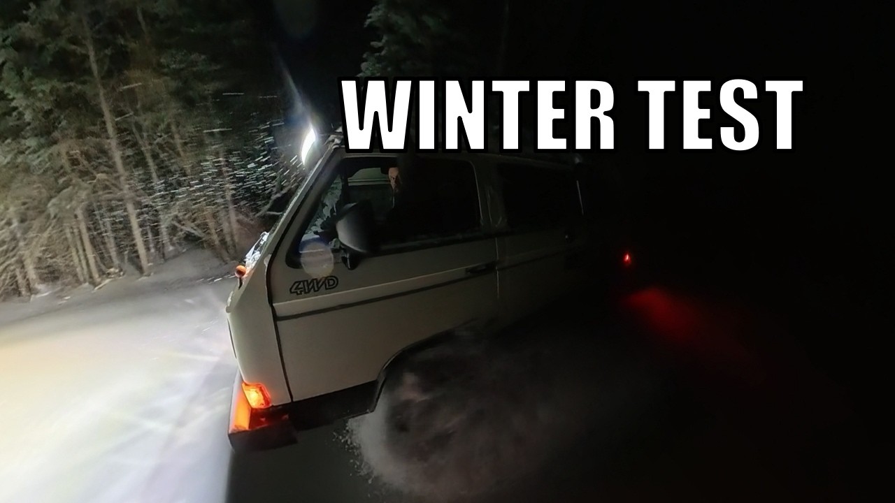 Deep Snow & Vanagon Upgrades | A Night in the Snowstorm