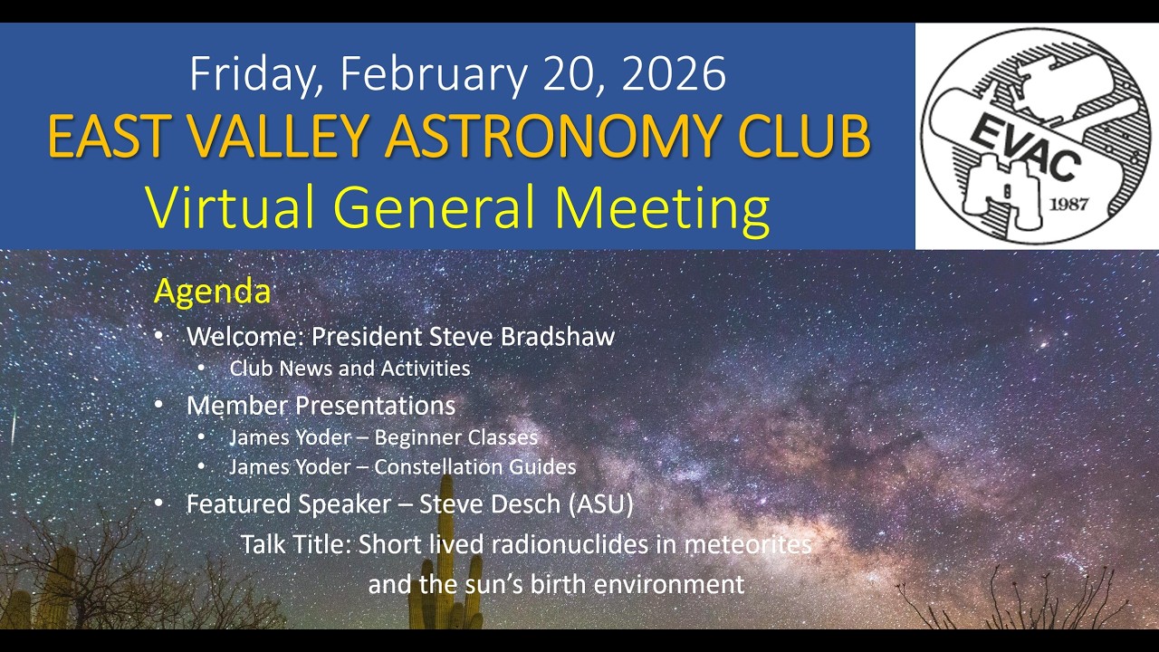 EVAC 2026 02 20 Monthly Meeting