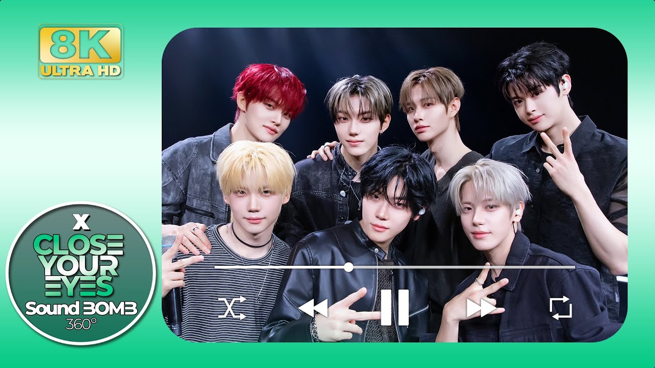[8K] PLAYLIST｜클로즈 유어 아이즈(CLOSE YOUR EYES) - X｜🎧공간음향｜SoundBOMB360˚