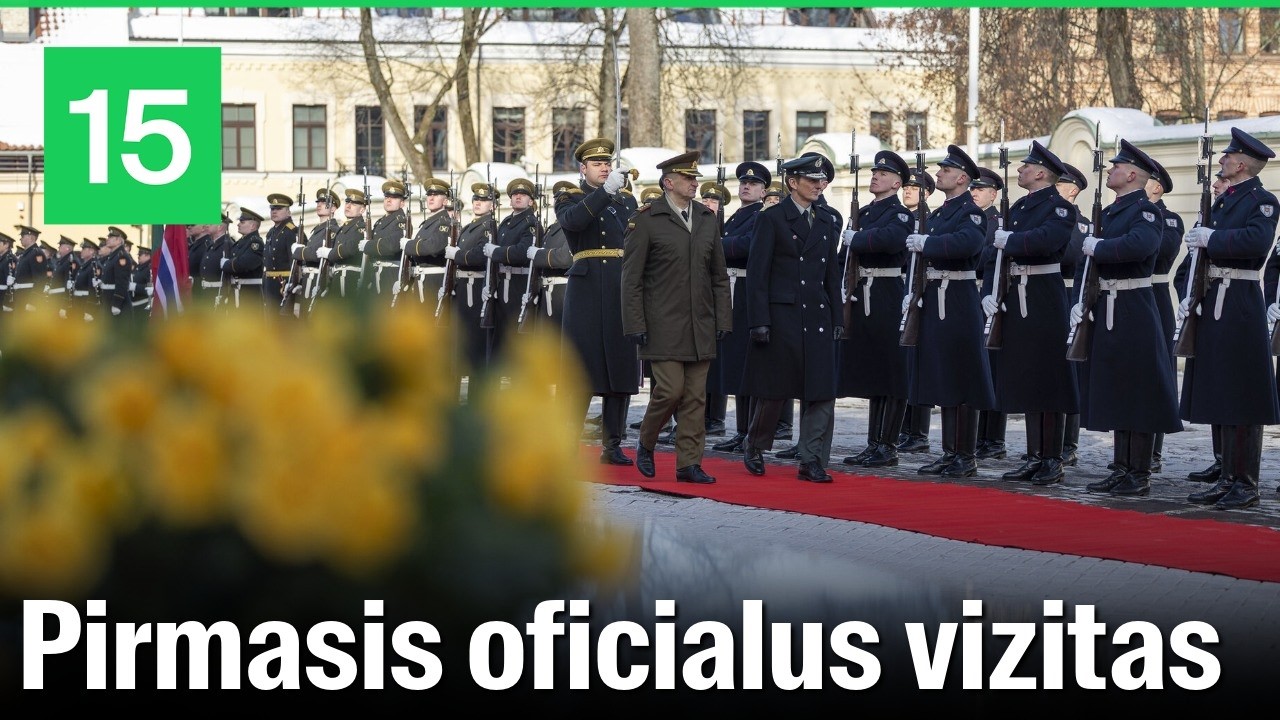 Lietuvoje oficialiu vizitu lankosi Norvegijos ginkluotųjų pajėgų vadas generolas Eirik Kristoffersen