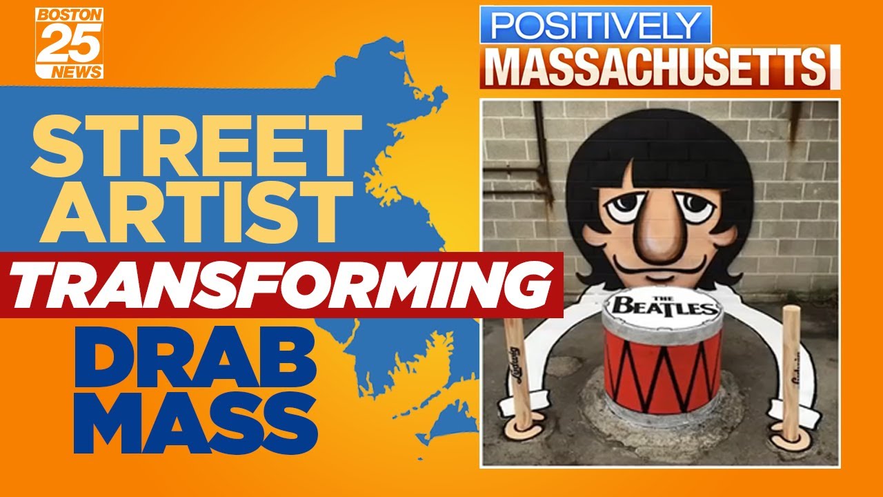 Street Artist Transforming Drab Mass | Positively MA