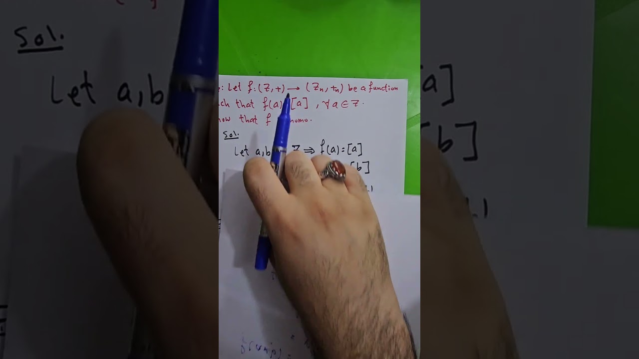 محاضرة 1 (الفصل الخامس) الزمرة المتشاكلة Homomorphism. نوار الأسدي