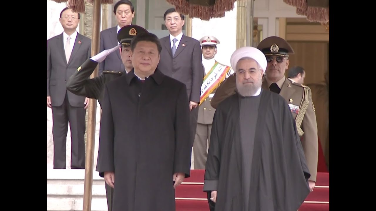 Chinese President Attends Welcoming Ceremony Held by Iranian Counterpart