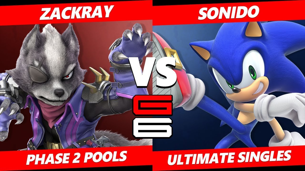 Genesis 6 SSBU - GW | ZackRay (Wolf) VS Sonido (Sonic) Smash Ultimate R2 Pools