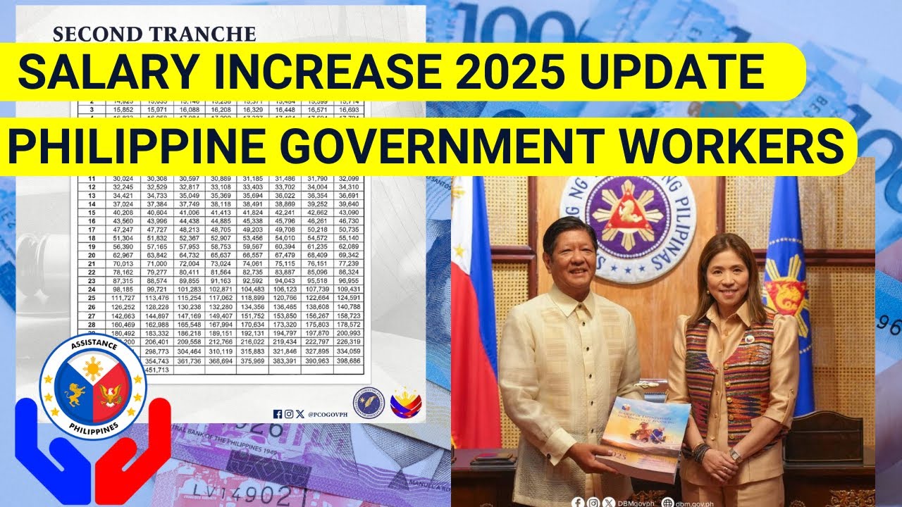 SSL Table 2025 Salary Increase 2nd Tranche Update Schedule Philippine Employees Executive Order 64