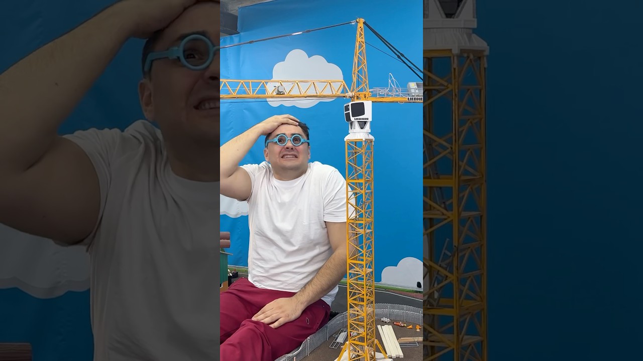 Remote Control Crane and crazy boy 