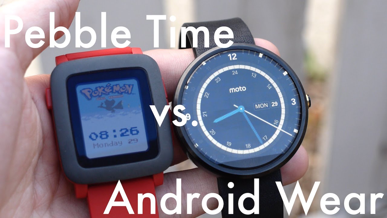 Pebble Time vs Android Wear | Pocketnow