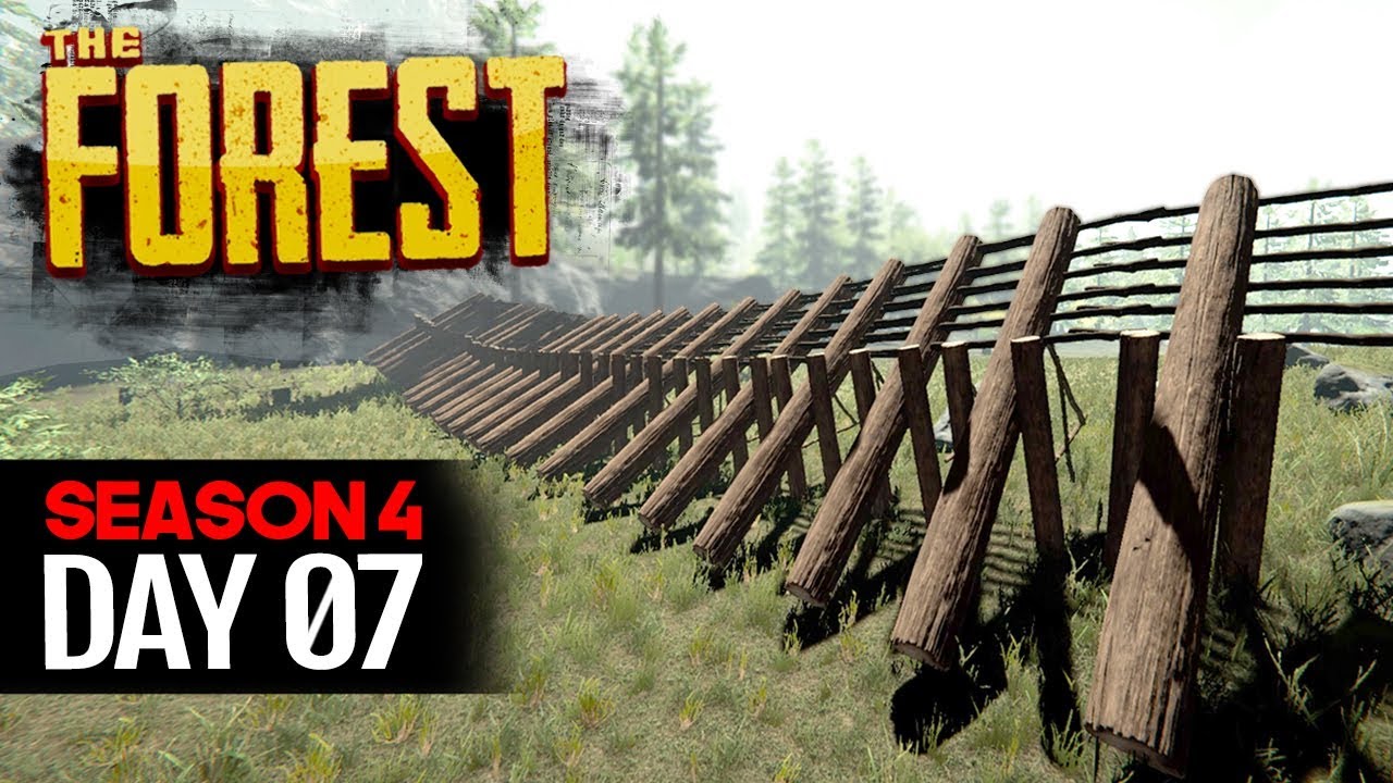 DEADFALL TRAP WALL | The Forest Hard Survival S4 Episode 7