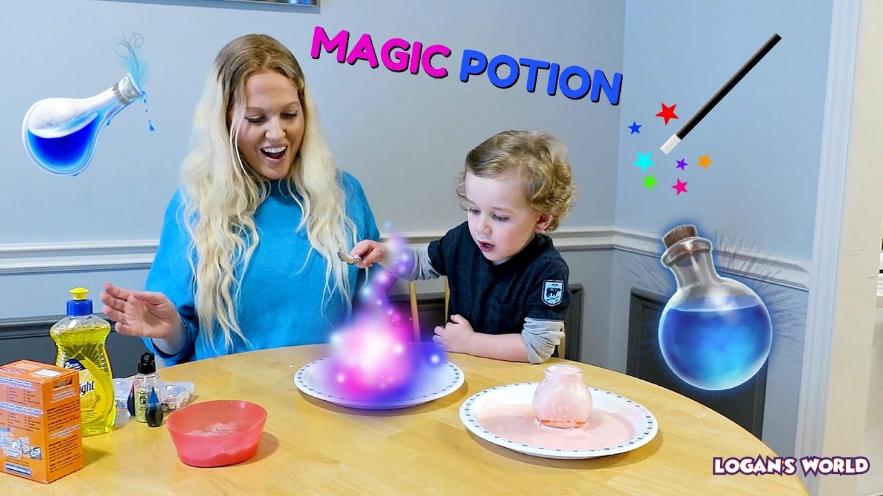 MAGIC POTION Easy Science Experiment for kids to do at home