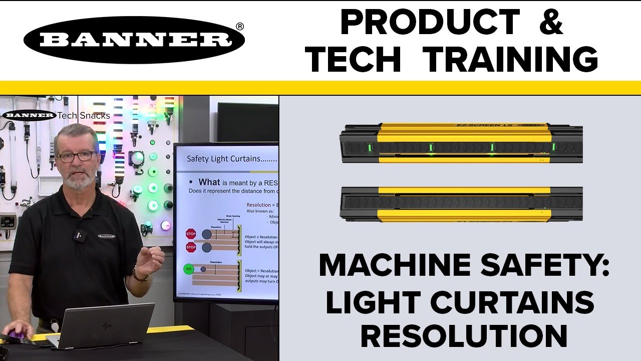 Machine Safety: Banner Light Curtains Resolution