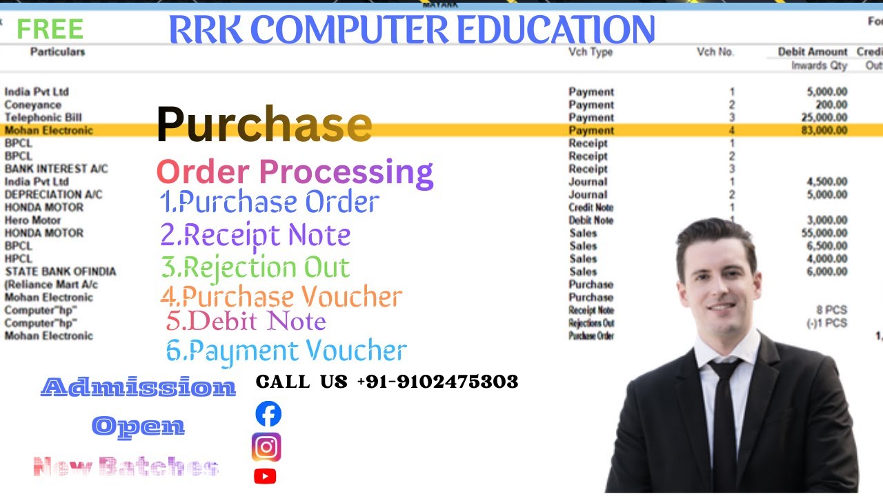 Tally Prime mai purchase order kaise banye|How To Create a Purchase Order in tally prime|hindi|2026