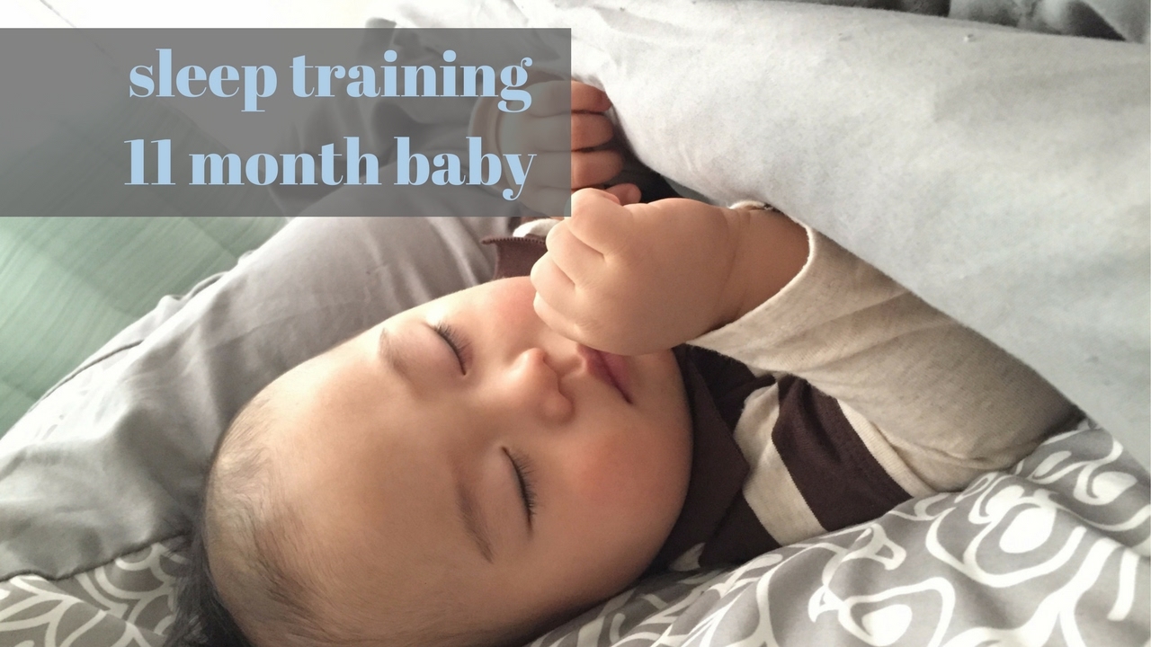 How i trained my 11 month old baby to sleep through the night.