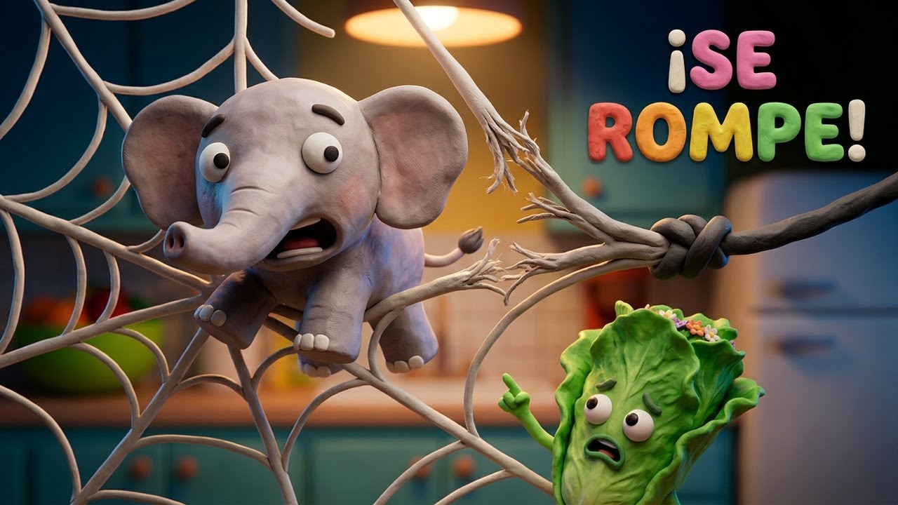 Canta y Cuenta! Un Elefante se Balanceaba 🕸️ La Lechuga Lula